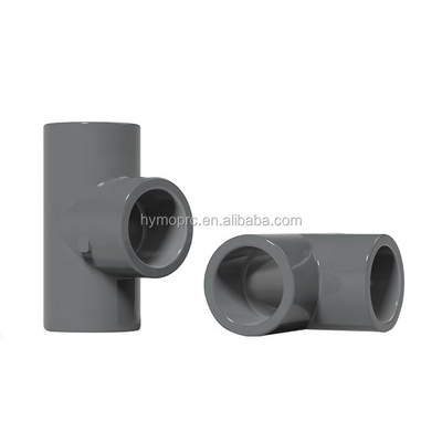 PN10 UPVC Tee para acessórios de encanamento de abastecimento de água na norma DIN