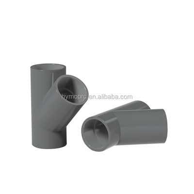 PN10 UPVC Tee para acessórios de encanamento de abastecimento de água na norma DIN