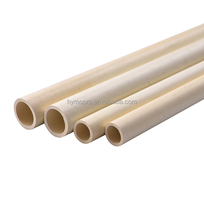 OEM ODM PVC CPVC tubos 1 polegada de diâmetro para abastecimento de água creme sem cores amostras
