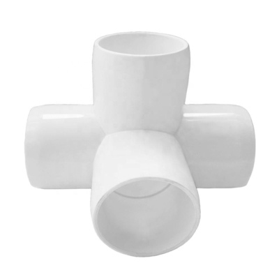 ASTM Standard 3/4 Inch 3 Way Corner Connector Joint Elbow PVC Pipe Fittings para encanamento