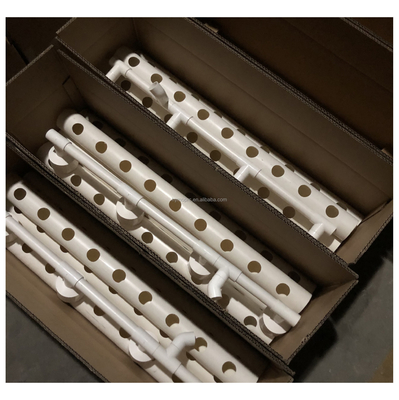 1/2 &quot;-12&quot; Diâmetro Cor Branca 90mm 110mm PVC tubo para planta de alface hidropônica