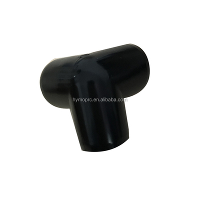 PVC preto 3-Way Cotovelo para 1/2 &quot;a 1&quot; Acessórios de tubos personalizáveis OEM ODM