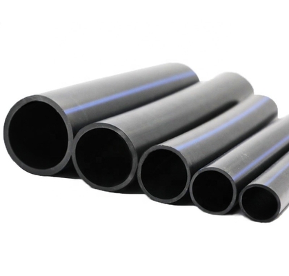 Amostragem de tubos de drenagem reforçados de aço HDPE com ligação por cola para o fluxo de água e SDR 17.6