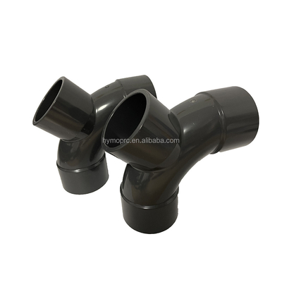 DN50 UPVC Y Fixação de tubos de tee com técnica forjada OEM suportado pressão PN16
