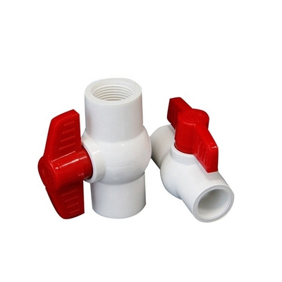 1 polegada PVC válvula de esfera para abastecimento de água hidráulica potência OEM personalização suportado