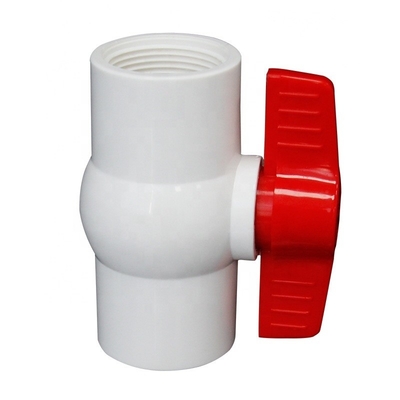 1 polegada PVC válvula de esfera para abastecimento de água hidráulica potência OEM personalização suportado