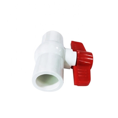 1 polegada PVC válvula de esfera para abastecimento de água hidráulica potência OEM personalização suportado