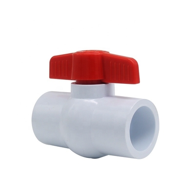 1 polegada PVC válvula de esfera para abastecimento de água hidráulica potência OEM personalização suportado