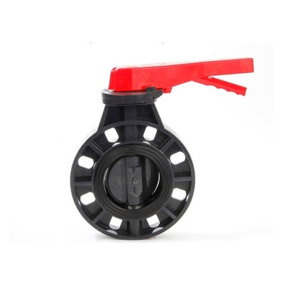 1.0MPA Pressão PVC válvula de borboleta manual de 4 polegadas para sistemas de água municipais