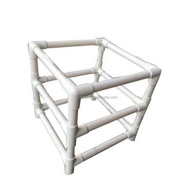 Instalações de tubos de plástico OEM Cotovelo 3 Way Corner para kits e móveis DIY