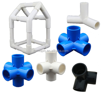 Instalações sanitárias de plástico PVC Tubos de confecção de artesanato DIY Kit de casa para adultos e crianças