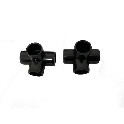 Fittings de conectores de tubos de PVC para encanamento ASTM Sch40 Customize Cor preta 1/2&quot; Cotovelo