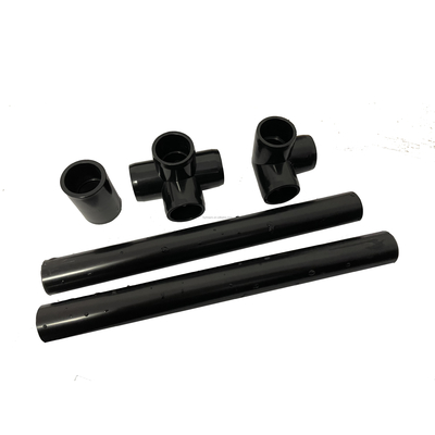 Fittings de conectores de tubos de PVC para encanamento ASTM Sch40 Customize Cor preta 1/2&quot; Cotovelo