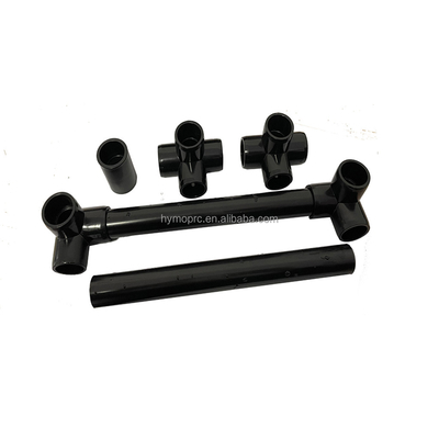 Fittings de conectores de tubos de PVC para encanamento ASTM Sch40 Customize Cor preta 1/2&quot; Cotovelo