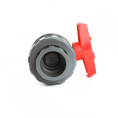 Conexão de tomada/filamento válvula de esfera de união verdadeira com flange de PVC e fabricação OEM