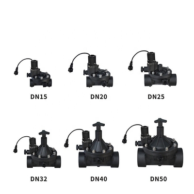 Valva de controlo de solenoide de irrigação agrícola IP65 24V Pulso 6-24VDC