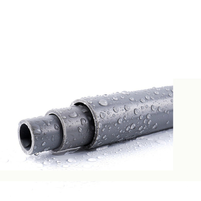Tubo de condução elétrica de PVC para ligação de cola Cinza Padrão ASTM UL 651 Sch 40 Tamanho