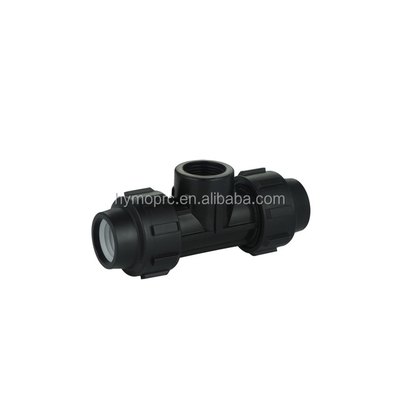Acessórios de tubos de compressão de HDPE e PP de 20 mm-400 mm para sistemas de irrigação de longa duração