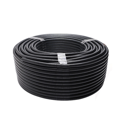 Cabeça Elétrica Ultra Redonda Tubo Corrugado LDPE Customizable Suporte OEM em Cor Preta