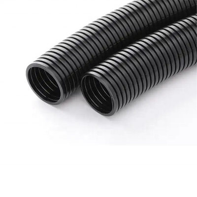 Cabeça Elétrica Ultra Redonda Tubo Corrugado LDPE Customizable Suporte OEM em Cor Preta
