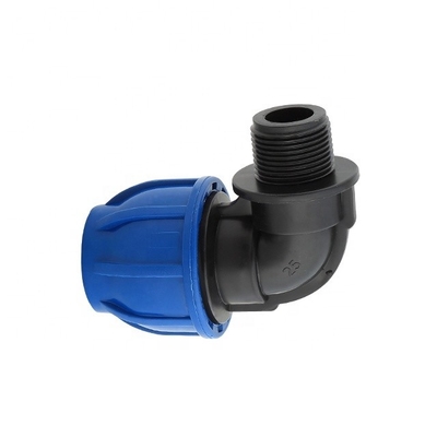 Fittings de compressão HDPE PP para sistemas de irrigação agrícolas e padrão DIN