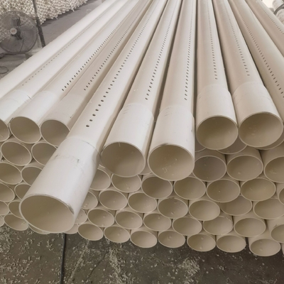 Tubos perfurados de drenagem de PVC de 4 polegadas para drenagem eficaz da água e sistema melhorado