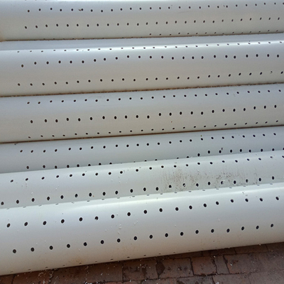 Tubos perfurados de drenagem de PVC de 4 polegadas para drenagem eficaz da água e sistema melhorado
