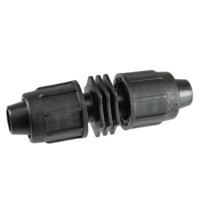 Fittings de irrigação por gotejamento de 20 mm e 16 mm azuis Anel de pinça de plástico para tubo de gotejamento de tubos de PE