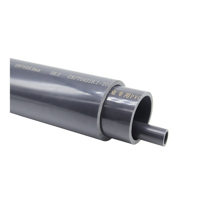 Comprimento 10 pés Programa 40 Cinza Padrão PVC Conduto Tubo fio Elétrico Campainha Final 1&quot; PVC